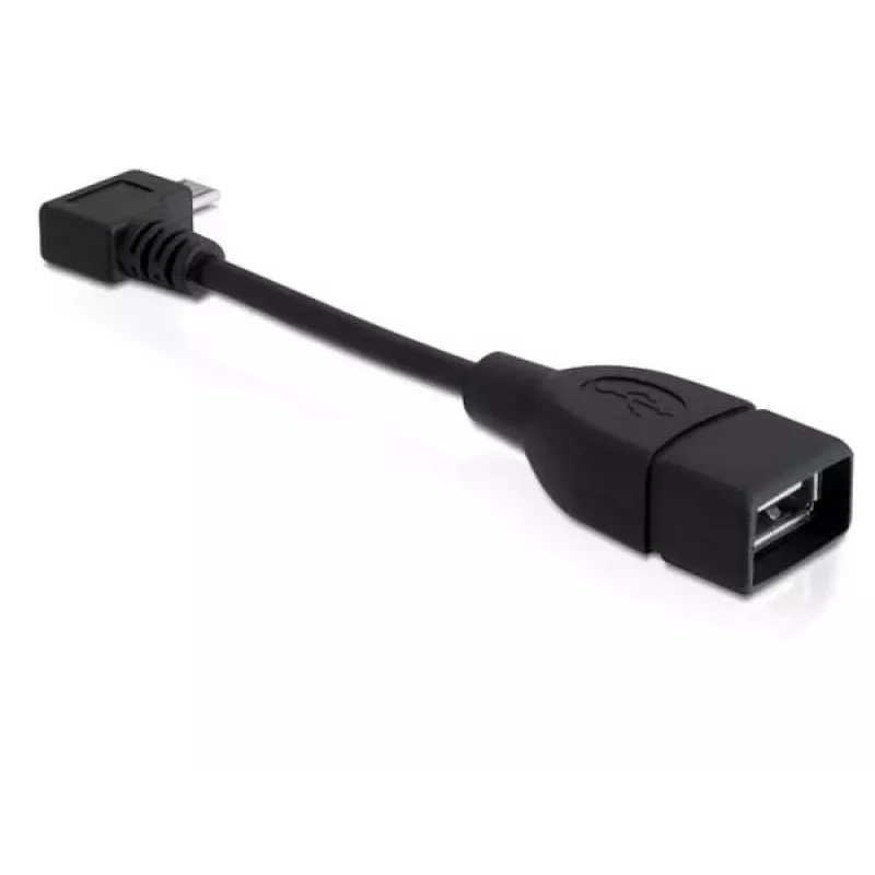 Καλώδιο USB DeLOCK 83104 Micro-USB B σε USB A 0,11 m Μαύρο
