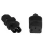Microconnect PE613AD αντάπτορας βύσματος C6 C13 μαύρο