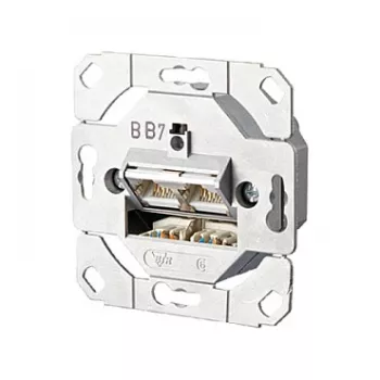 METZ CONNECT BTR E-DAT C6 8/8(8) UP0 - πρίζα σύνδεσης, χωνευτή - RJ-45 X 2 (1307381200-I)