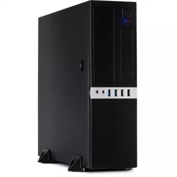 Inter-Tech IT-503 - SFF - Mini-ATX - χωρίς τροφοδοτικό (TFX12V) - ματ μαύρο - USB/Audio (88881270)