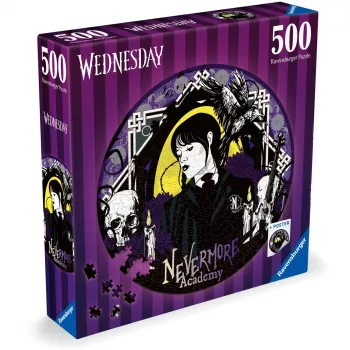 Στρογγυλό παζλ Wednesday (500 τεμάχια)
