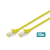 Καλώδιο δικτύου Ethernet Digitus DK-1644-A-020-Y-10 κίτρινο
