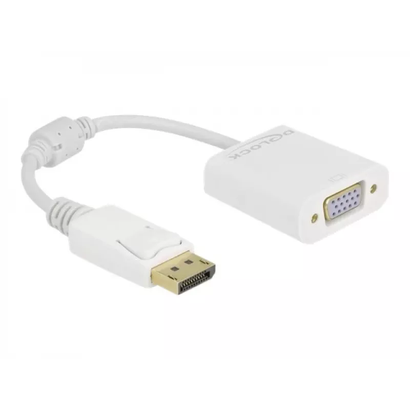 Προσαρμογέας DisplayPort 1.2 αρσενικό σε VGA θηλυκό DeLOCK 61007