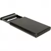 Θήκη HDD Inter-Tech 88884122 Μαύρη 2.5 ιντσών