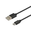 Καλώδιο USB Savio CL-129 2 m USB 2.0 USB A USB C μαύρο
