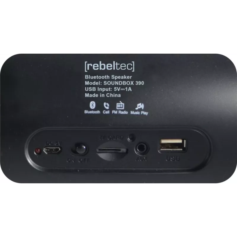 Φορητό ηχείο Rebeltec SoundBox 390 μαύρο
