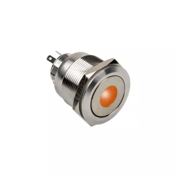 DimasTech αντιβανδαλικός διακόπτης πίεσης 25 mm Silverline Dot RGB PD216