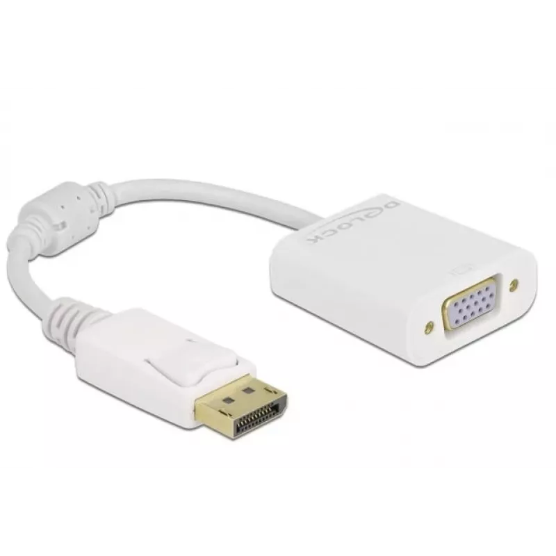 Προσαρμογέας DisplayPort 1.2 αρσενικό σε VGA θηλυκό DeLOCK 61007