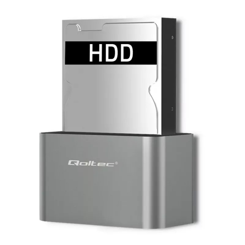 Qoltec 5315 Σταθμός σύνδεσης HDD/SSD | 2.5/3.5 SATA | USB 3.0