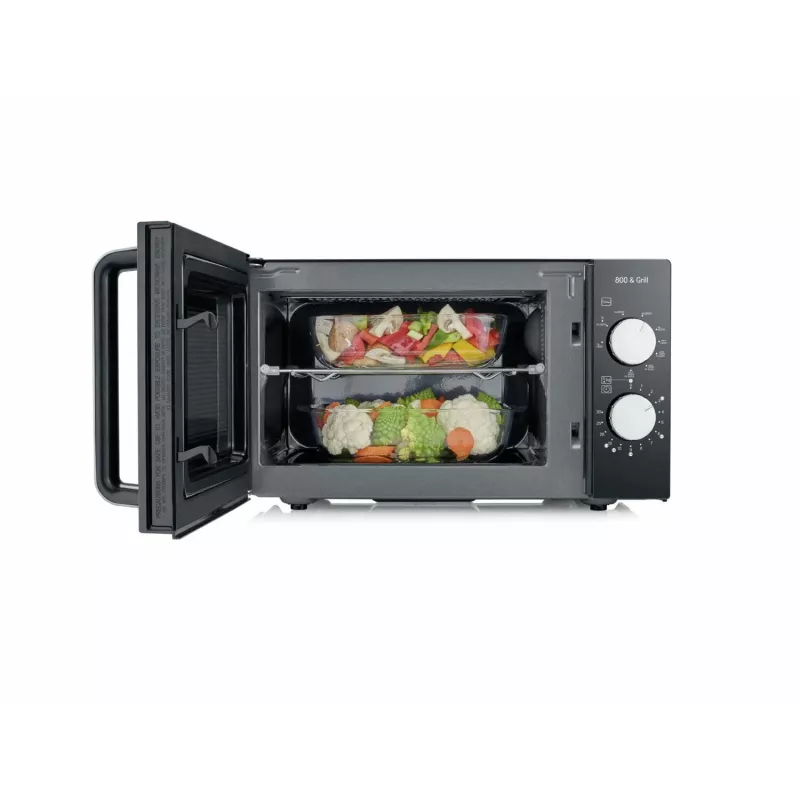 Φούρνος μικροκυμάτων με γκριλ Severin MW 7762, 800 W, 20 l