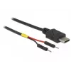 DeLOCK 85418 καλώδιο τροφοδοσίας USB-C σε 2x pin header, 0,1 m