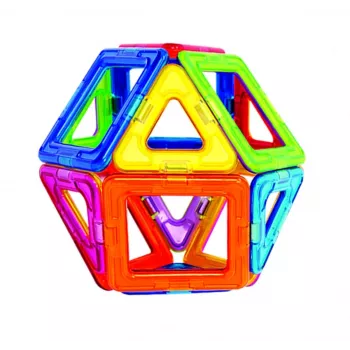 Μαγνητικό σετ κατασκευής MAGFORMERS σετ 14 τεμαχίων — 14 μαγνητικά γεωμετρικά τουβλάκια
