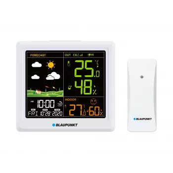 Μετεωρολογικός σταθμός BLAUPUNKT WS25WH – μετρήσεις εσωτερικού/εξωτερικού χώρου, ασύρματοι αισθητήρες