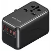 Φορτιστής Vention FJGB0 100W GaN με 3× USB-C και 1× USB-A, Μαύρο