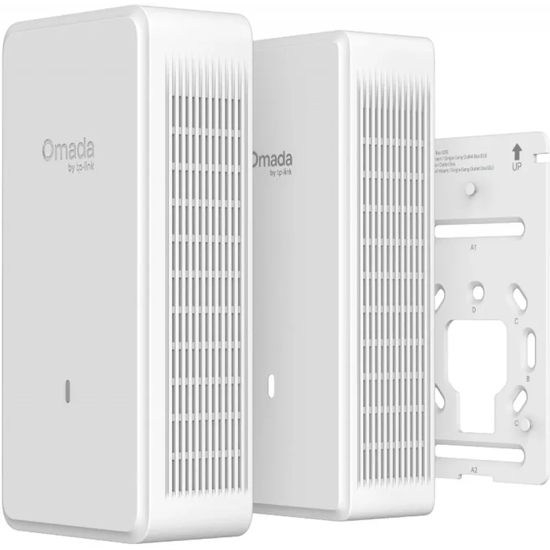 Wireless Access Point TP-LINK EAP775-Wall 9300 Mbit/s, Tri-Band 2.4/5/6 GHz, 5x RJ-45, PoE, λευκό
