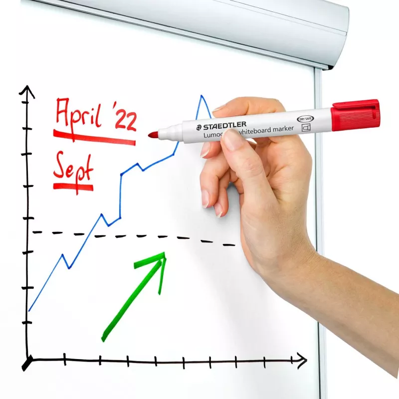 Μαρκαδόρος Staedtler Lumocolor Whiteboard 351 6 τεμ. στρογγυλή μύτη