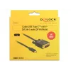 Προσαρμογέας USB-C σε DVI DeLOCK 1m 85320