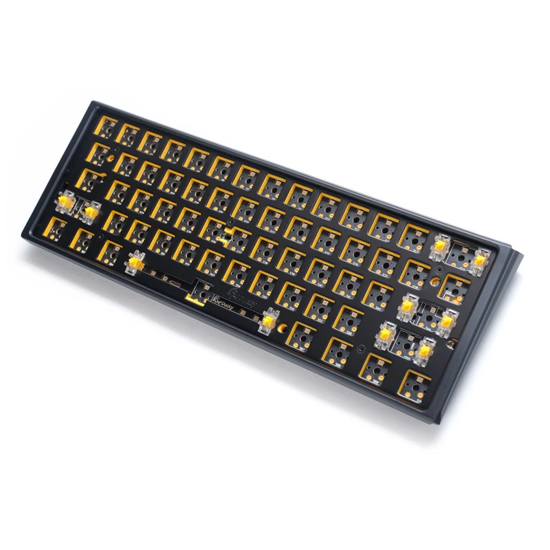 Ducky One 3 Hot-Swap Barebone Mini Πληκτρολόγιο Gaming USB US English Μαύρο