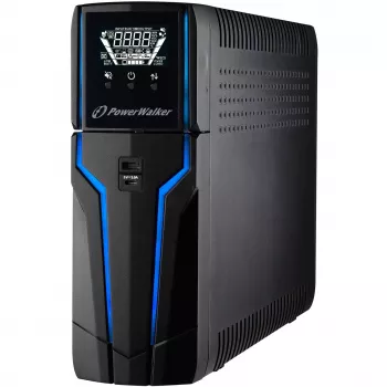 PowerWalker VI 1000 GXB - UPS - Εναλλασσόμενο ρεύμα 162 - 290 V - 600 Watt - 1000 VA - 9 Ah - USB - Θύρες εξόδου 4