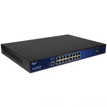 ALLNET ALL-SG8618M Managed Switch, 16x Gigabit + 2x SFP, 19 ίντσες