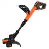 Black & Decker BCST918D1-QW Χορτοκοπτικό/Τριμερ 28 cm Μπαταρίας Μαύρο, Πορτοκαλί