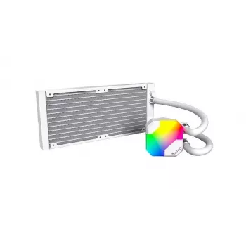 AIO υδρόψυξη Montech Hyper Flow ARGB 240 mm λευκό — ψυγείο 240 mm, φωτισμός ARGB, λευκή έκδοση
