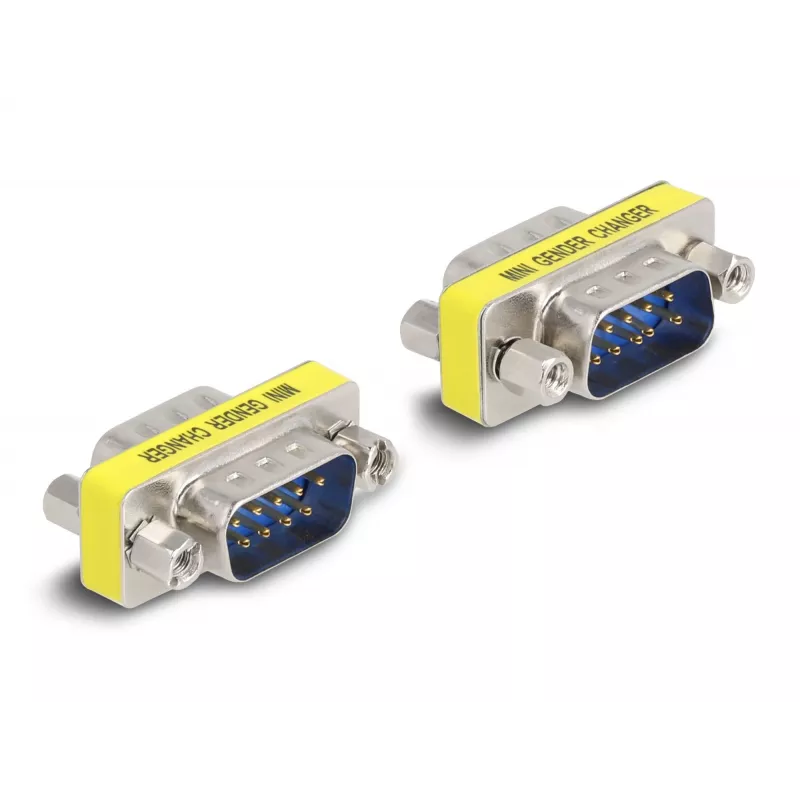 D-Sub 9-pol Adapter βύσμα αρσενικό σε βύσμα αρσενικό DeLOCK 66464