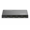 Digitus διακόπτης HDMI 4K 3x1 μέταλλο μαύρο 18 Gbit/s