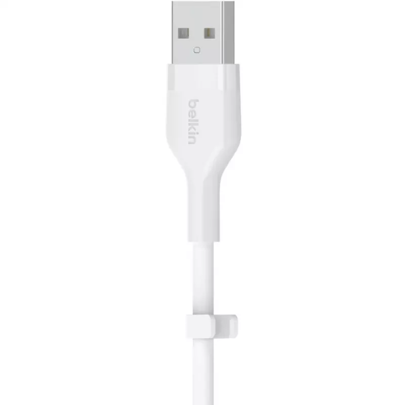 Καλώδιο Belkin Cbl Scicone USB-A LTG 2M blc Λευκό USB A USB C Lightning