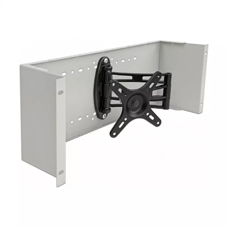 Βραχίονας στήριξης οθόνης DeLOCK 19 inch για οθόνη γκρι 10 kg αντοχή
