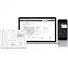 Bresser 7002580 Weather Center 5-in-1 ψηφιακός μετεωρολογικός σταθμός Wi-Fi με επαγγελματικό αισθητήρα, οθόνη 5,7″, ρεύμα δικτύου, μαύρος