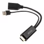 Καλώδιο προσαρμογέα HDMI σε DisplayPort Akasa AK-CBHD24-25BK