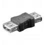 Προσαρμογέας καλωδίου Microconnect USBAFAF USB A Μαύρο