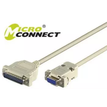 Microconnect IBM029 σειριακό καλώδιο γκρι 3 m DB-9 DB-25