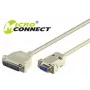 Microconnect IBM029 σειριακό καλώδιο γκρι 3 m DB-9 DB-25