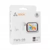 Ακουστικά SBOX EB-TWS08-W με οθόνη αφής λευκά