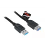 Καλώδιο USB 3.0 Akasa AK-CBUB02-15BK 1,5m Μαύρο