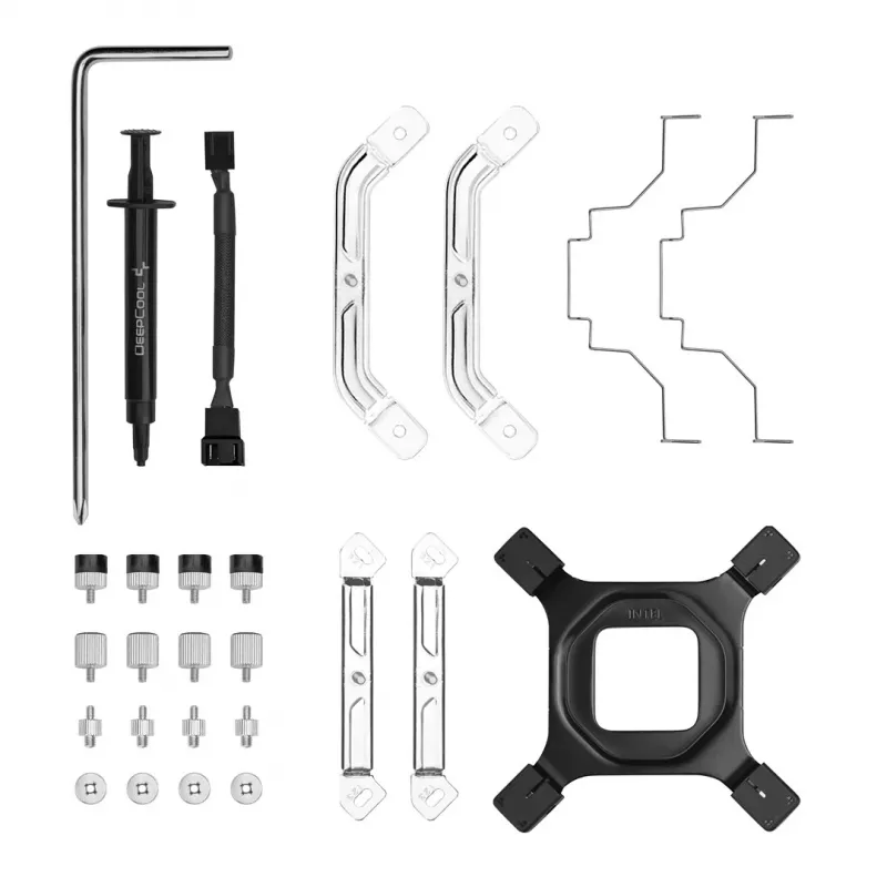 DeepCool AK500 Digital WH Ψύκτρα επεξεργαστή αέρα 12 cm Λευκό 1 τεμ.