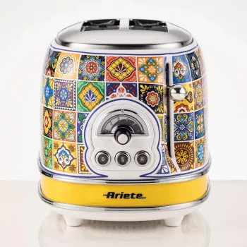Ariete 155 Τοστιέρα Positano, 810 W, 2 φέτες, 6 βαθμίδες ροδίσματος, Συρτάρι ψίχουλων, Λειτουργία απόψυξης, Αυτόματη εξαγωγή, χωρίς λαβίδες