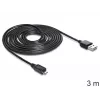 Καλώδιο USB DeLOCK EASY-USB 2.0-A - USB 2.0 Micro-B 3 m