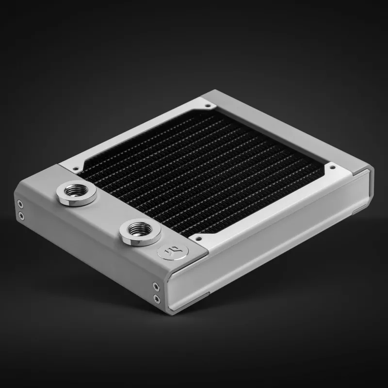 Ψυγείο EK Water Blocks ορείχαλκος χαλκός ανοξείδωτο ατσάλι λευκό