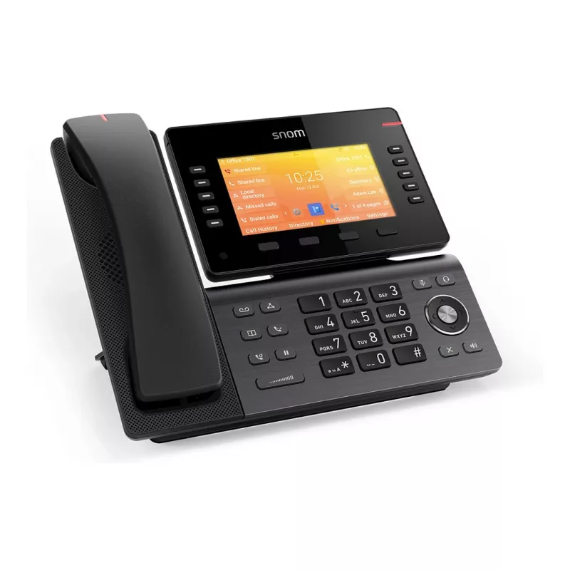 Snom D892M, IP τηλέφωνο, Μαύρο, Επιτραπέζια/Επίτοιχη τοποθέτηση, Linux, TFT, 12,7 cm (5 ίντσες)