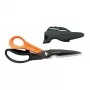 Ψαλίδι κουζίνας Fiskars Multiscissor Cuts + More 1000809 — μαύρη λαβή, πορτοκαλί λεπτομέρειες