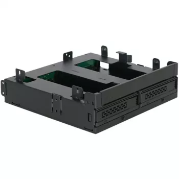 ICY Dock ExpressCage MB732SPO-B - θήκη για μονάδες αποθήκευσης - 2.5 (6,4 cm) - 13,30cm (5,25) σε 2 x 2.5 και 13,30cm (5,25) Slim Line / 13,30cm (5,