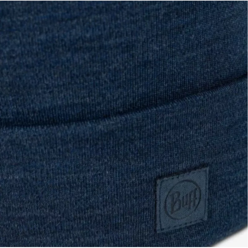 BUFF MERINO HEAVYWEIGHT BEANIE SOLID NIGHT Μπλε