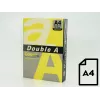 Χρωματιστό χαρτί Double A, 80g, A4, 500 φύλλα, Lemon