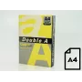 Χρωματιστό χαρτί Double A, 80g, A4, 500 φύλλα, Lemon