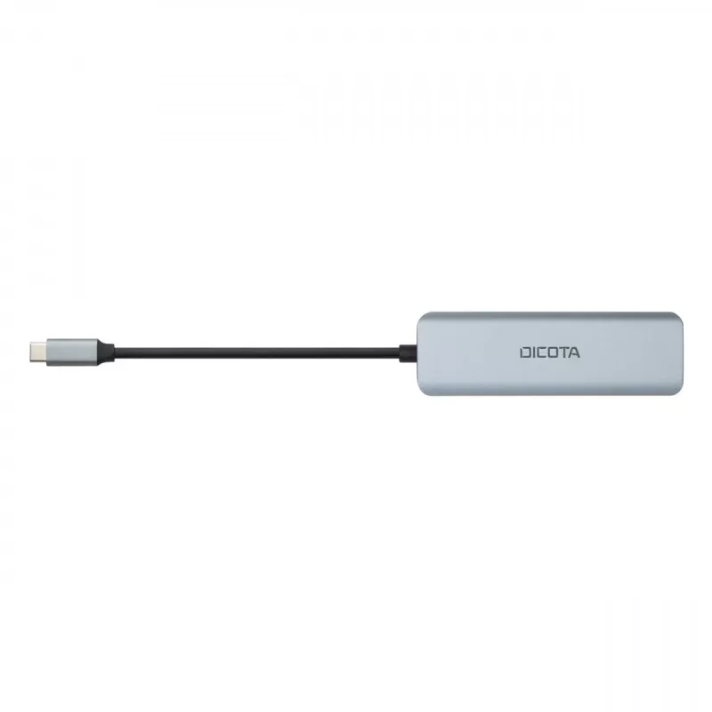 USB Type-C Hub DICOTA D32061 10000 Mbit/s Ασημί