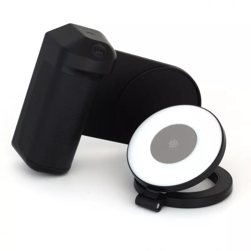 Φωτιστικό selfie RealPower Selfie MagFree LED μαύρο λευκό ABS PU