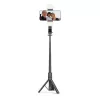 Tech-Protect L05S Selfie Stick βάση LED λάμπα τηλεχειριστήριο Bluetooth